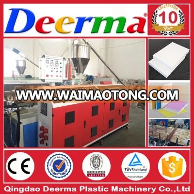 PVC Crust Foamed Plate Plastic Making Machinery / PVC Furniture Board Extrusion Machine