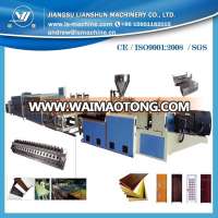 Professional machine manufacturer for PVC door board production line with hollow