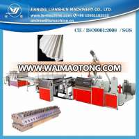 Special novel for crust foam board extrusion line with PVC